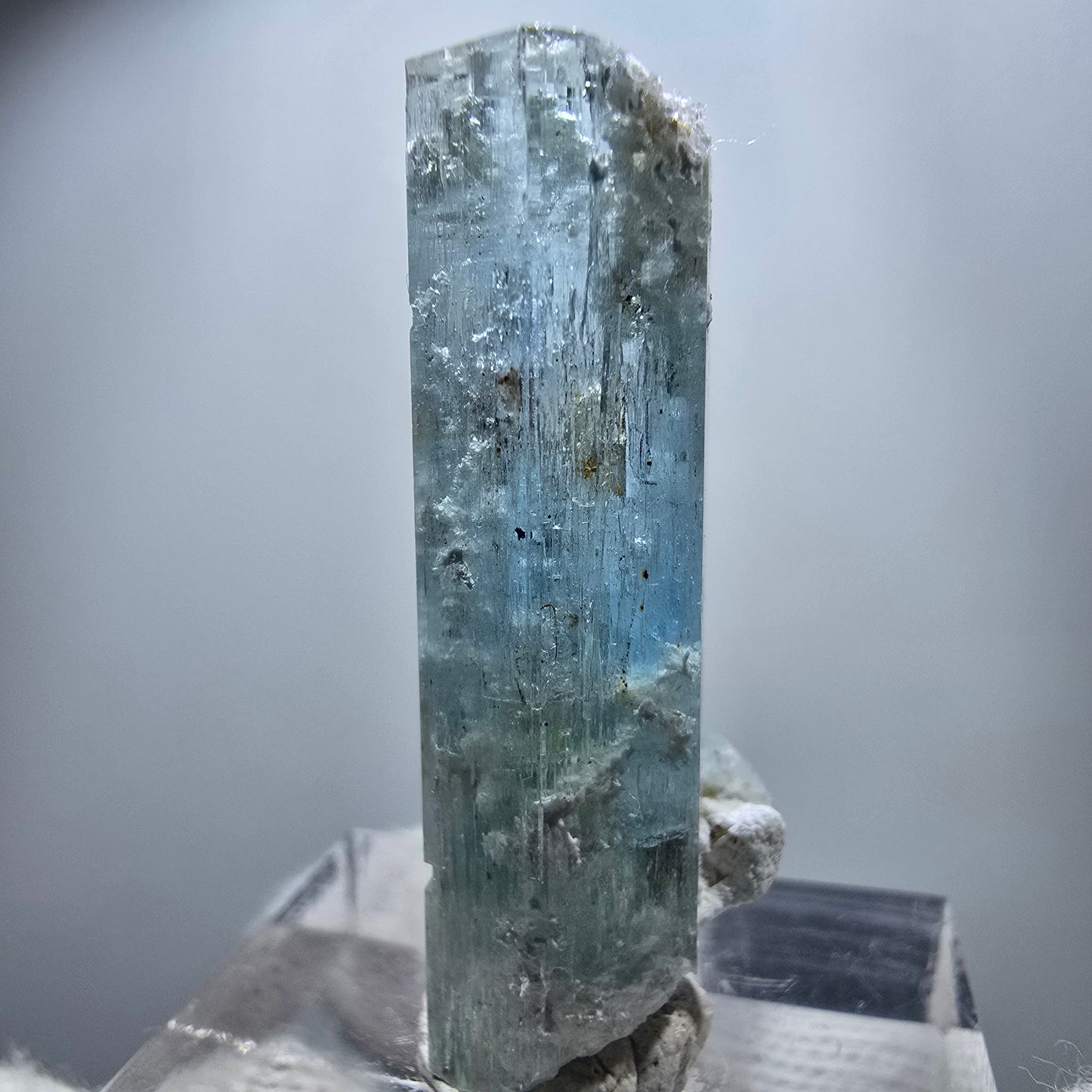 Seltener Aquamarin X Kristall, blau Erongo, Namibia 32*12*10mm