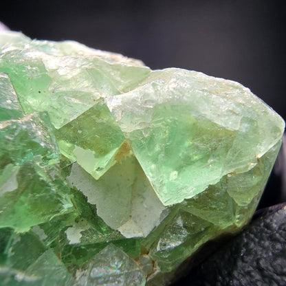 Cubes de fluorite très clairs niveau vert Okorusu, collection Namibie 47*47*17mm
