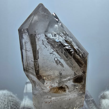 Clear Phantom Smoky Quartz Scepter Point Goboboseb, Namibia 37*21*17mm 