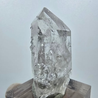 Enhydro Quartz with Analcim, 2x Bubble Streep Mine, Goboboseb, Namibia 38*24*15mm 