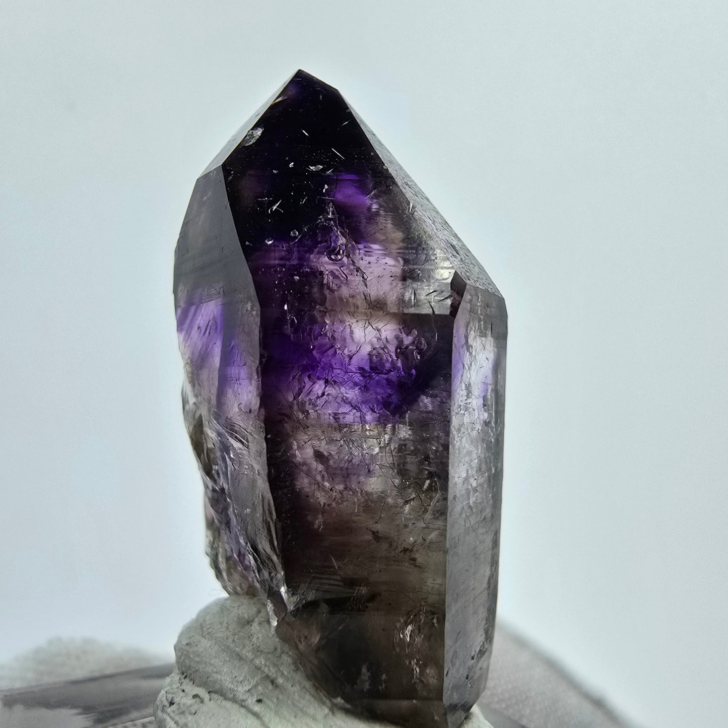 Phantom Amethyst Kristall lila Goboboseb, Namibia 38*20*14mm Mineraliensammlung