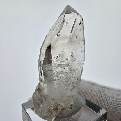 Enhydro Phantom Rauchquarz Zepter Spitze 1x Blase Goboboseb, Namibia 46*22*20mm