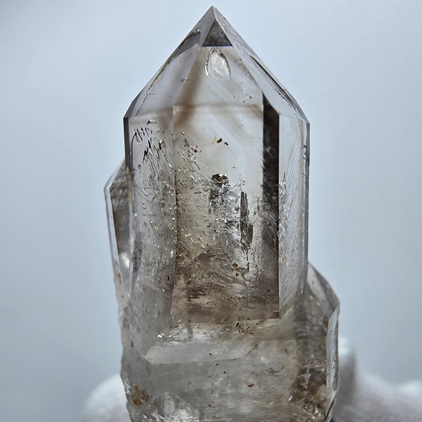 Clear Phantom Smoky Quartz DT Scepter Point Goboboseb, Namibia 42*18*14mm 