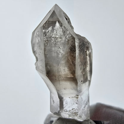 Enhydro Phantom Smoky Quartz Sceptre Tip 2x Bubble Goboboseb, Namibie 52*27*20mm 