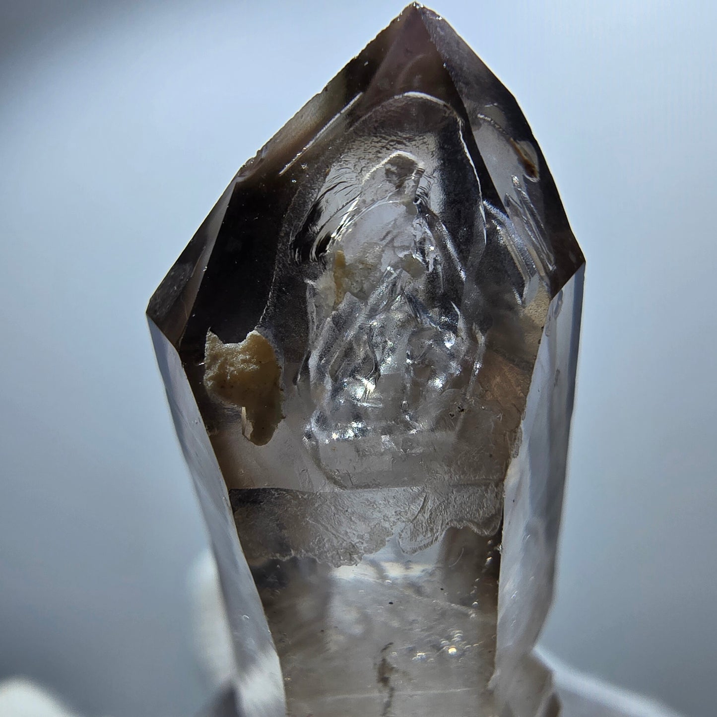 Clear Phantom Smoky Quartz Scepter Point Goboboseb, Namibia 38*13*11mm 