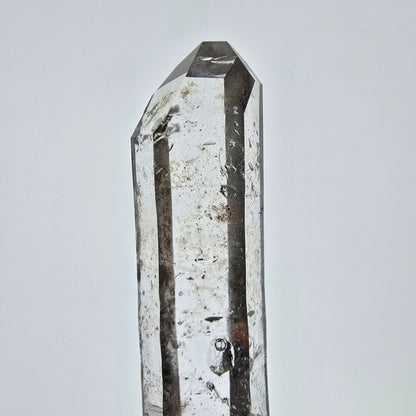 Enhydro Lemurian Smoky Quartz Scepter, 1x Bubble Valentine Pocket, Namibia 52*12*9mm 