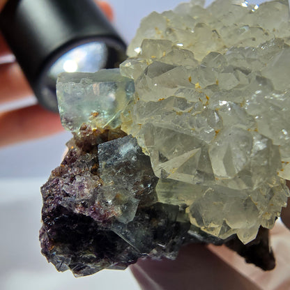 Rare Phantom Fluorite Cube, Quartz Specimen Green Okorusu, Namibia 48*38*32mm 