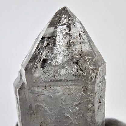 Enhydro Skeleton Smoky Quartz DT Scepter, 1x Bubble Valentine Pocket, Namibia 60*34*25mm 