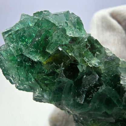 Phantom Fluorite Cube Stepped Green Okorusu, Namibia 49*33*22mm 