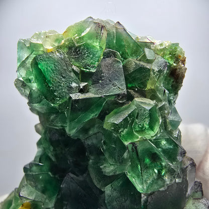 Phantom fluorite zonal, muscovite stage Erongo, Namibia 72*50*40mm 