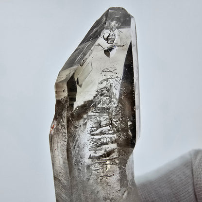 Enhydro Phantom Smoky Quartz Sceptre Tip 1x Bubble Goboboseb, Namibie 61*19*16mm 