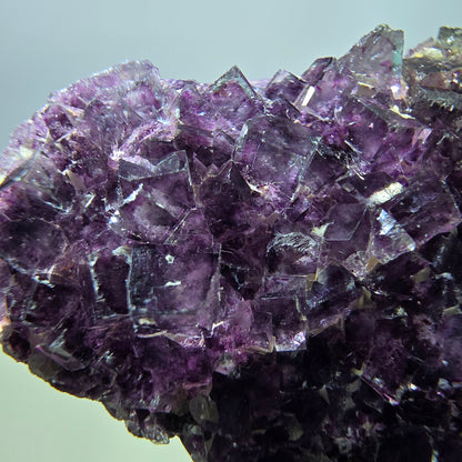 Rare spécimen de cube de fluorite fantôme, violet Okorusu, Namibie 34 x 26 x 10 mm 