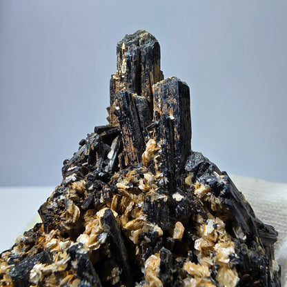 Rare Schorl Tourmaline Muscovite Specimen Erongo, Namibia 87*55*35mm 