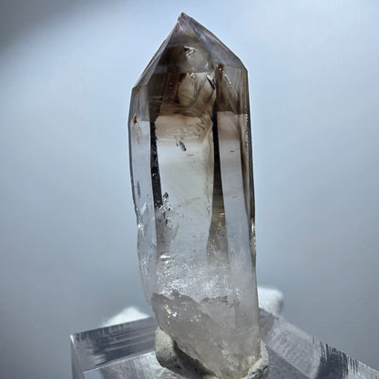 Enhydro Phantom Smoky Quartz Scepter, 1x Bubble Goboboseb, Namibia 39*15*11mm 