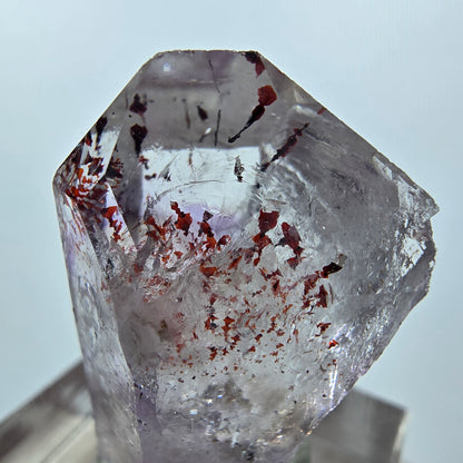 Mine d'améthyste fantôme Enhydro Harlequin, Goboboseb, Namibie, 30 x 19 x 14 mm 