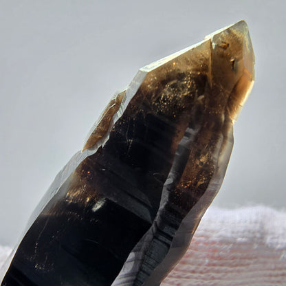 Skeleton Phantom Smoky Quartz DT Scepter Valentine Pocket, Namibia 59*18*15mm 