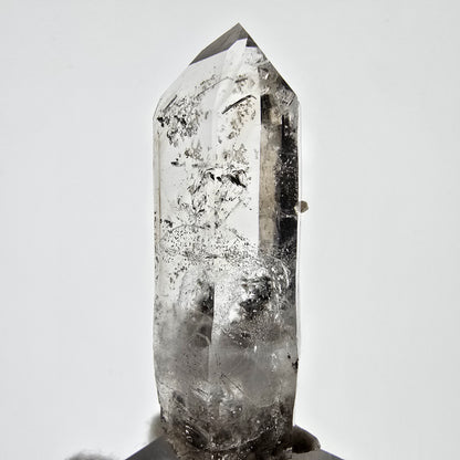 Enhydro Skeleton Smoky Quartz DT Scepter, 1x Bubble Valentine Pocket, Namibia 60*20*15mm 