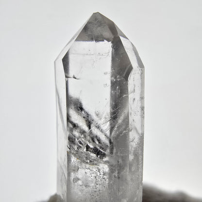 Phantom Smoky Quartz DT Scepter Valentine Pocket Gobo. Namibia 47*17*19mm 