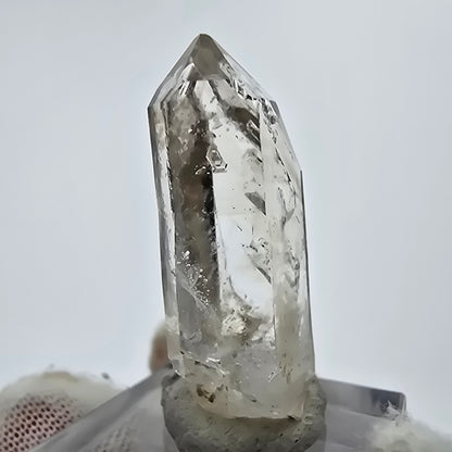 Enhydro Phantom Rauchquarz Spitze 1x Blase Goboboseb, Namibia 36*14*8mm Sammlung