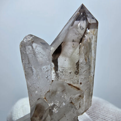 Clear Phantom Smoky Quartz DT Scepter Point Goboboseb, Namibia 43*23*21mm 