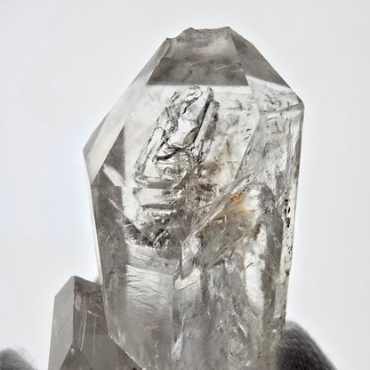Squelette Fantôme Quartz Fumé DT Sceptre Valentine Pocket Goboboseb Namibie 66*37*24mm 