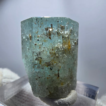 Seltener Aquamarin X mit Schörl Turmalin Erongo, Namibia 25*21*17mm