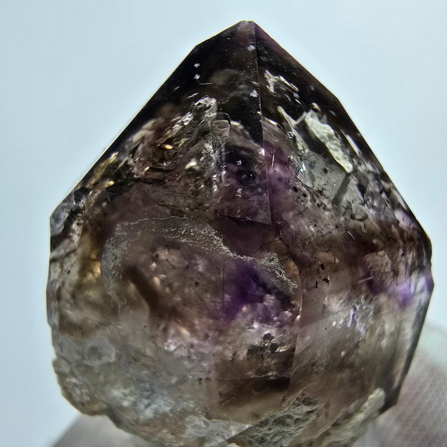 Phantom Amethyst Zepter Kristall Goboboseb Namibia 37*31*23mm Mineraliensammlung