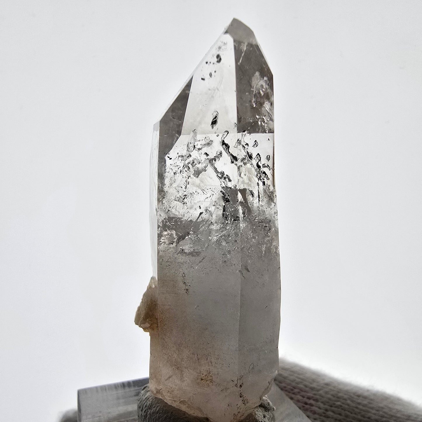 Skeleton Phantom Smoky Quartz Scepter Valentine Pocket, Namibia 51*20*17mm 
