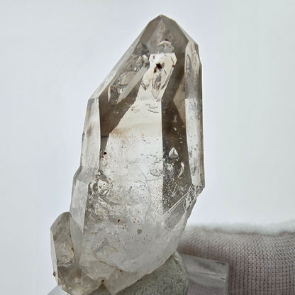 Enhydro Phantom Rauchquarz Zepter Spitze 1x Blase Goboboseb, Namibia 46*22*20mm