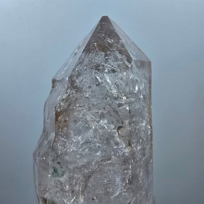 Sceptre d'améthyste squelette lémurien Enhydro, 2 pièces, Bubble Valentine Pocket Gob. Namibie 77 x 29 x 22 mm 