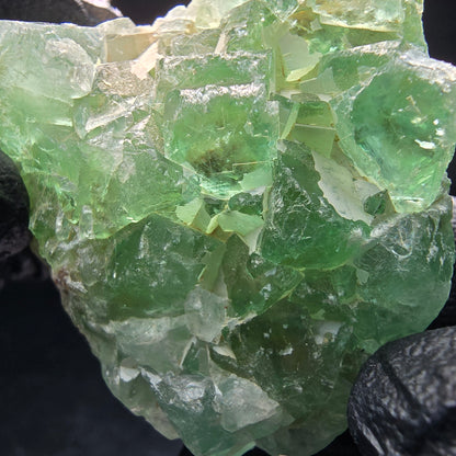 Cubes de fluorite très clairs niveau vert Okorusu, collection Namibie 47*47*17mm