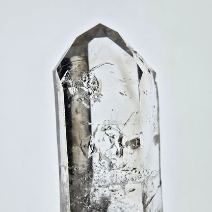 Enhydro Skeleton Smoky Quartz DT Scepter, 1x Bubble Valentine Pocket, Namibia 60*20*15mm 