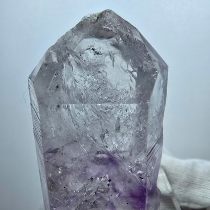 Hématite améthyste fantôme Enhydro, 2x Bubble Streep Mine Gobobo Namibie 62*32*22mm 