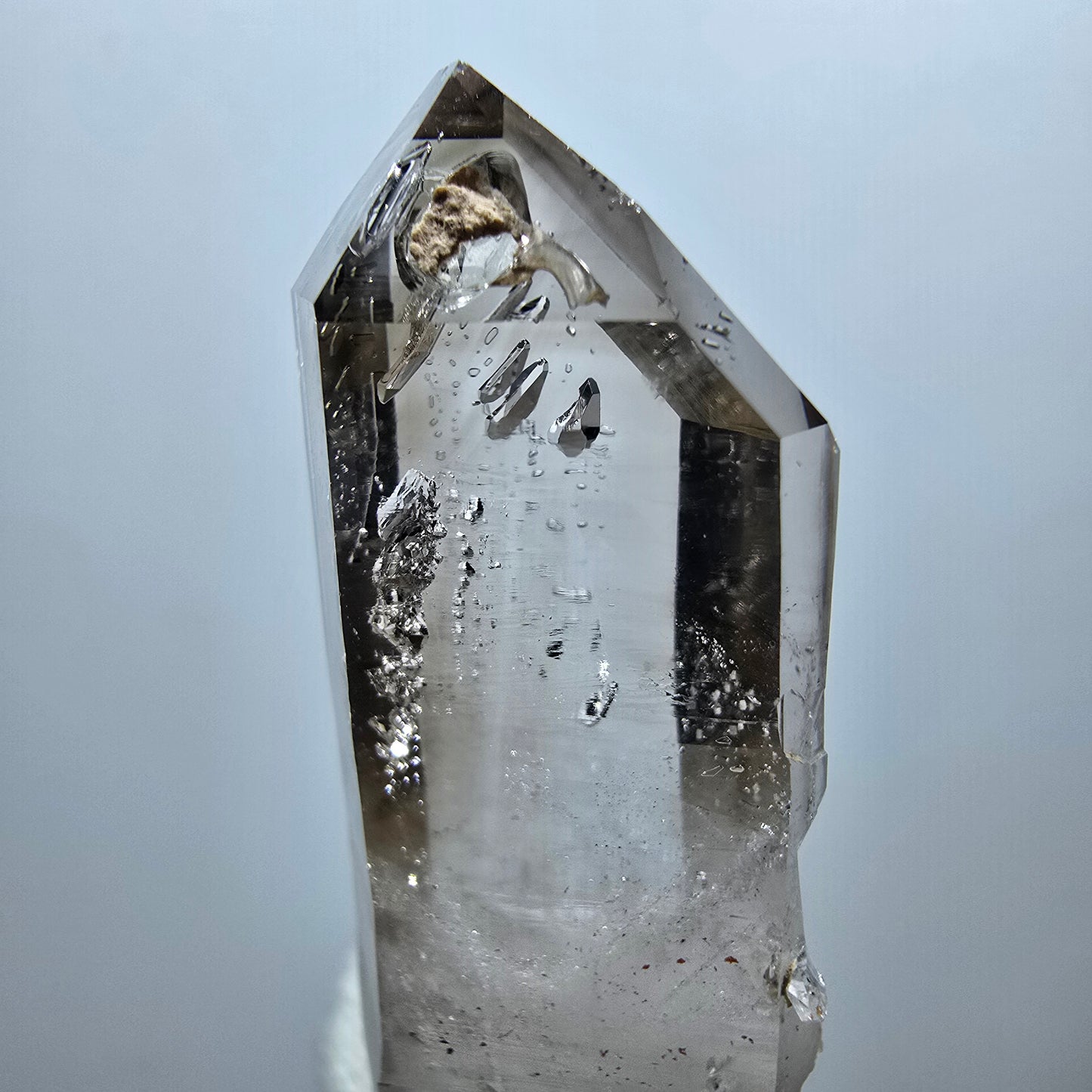Clear Phantom Smoky Quartz DT Scepter Point Goboboseb, Namibia 52*19*11mm 