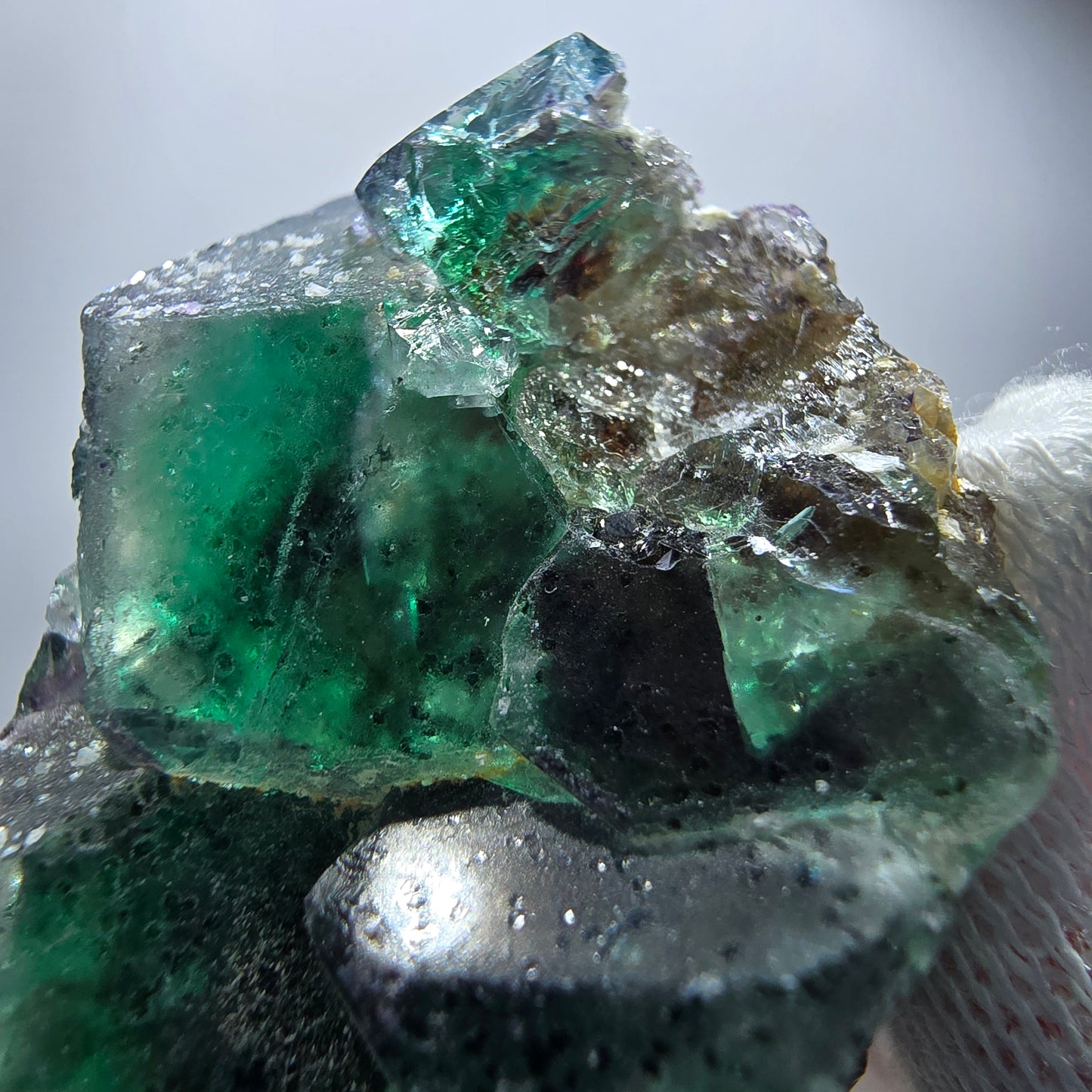 Clear Phantom Fluorite Cubes, Muscovite Specimen Erongo, Namibia 40*34*28mm 