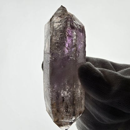 Sceptre d'améthyste squelette Enhydro DT UV Calcite 2x Bubble Valentine Pocket Namibie 99*35*31mm 