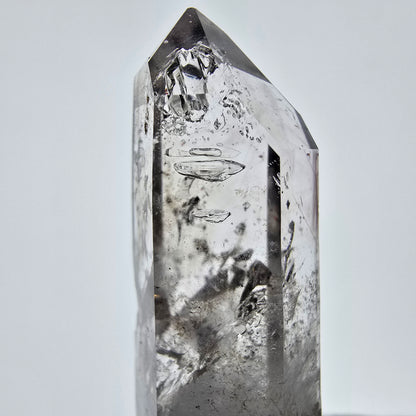 Enhydro Skeleton Smoky Quartz DT Scepter, Large Bubble Valentine Pocket, Namibia 53*18*17mm 