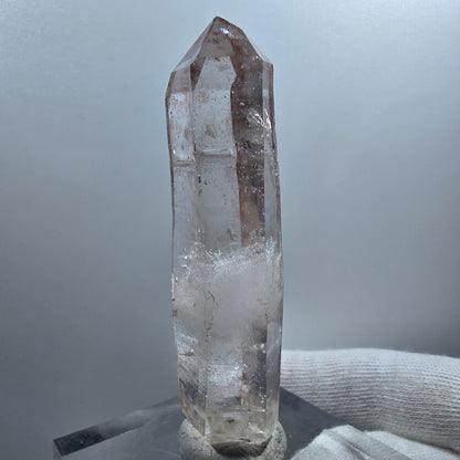 Lemurian Phantom Smoky Quartz DT Scepter Stage Valentine Pocket Goboboseb Namibie 70*19*14mm 