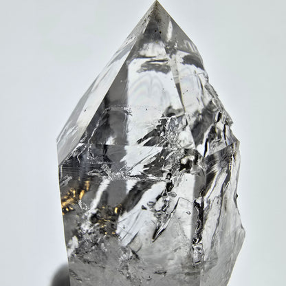 Enhydro Lemurian Smoky Quartz Scepter, 1x Bubble Valentine Pocket, Namibia 49*23*25mm 