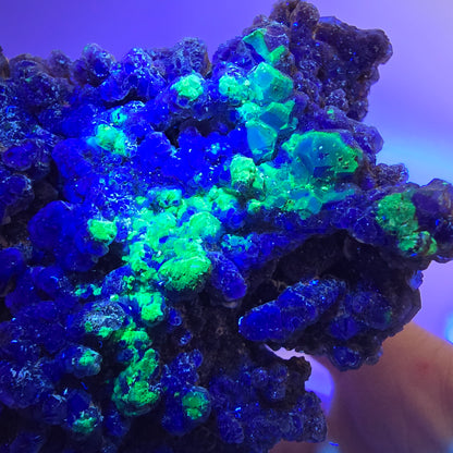 Fluorite fantôme XL, muscovite, hyalite, quartz fumé, tourmaline Schörl, Erongo, Namibie, 100 x 97 x 69 mm 
