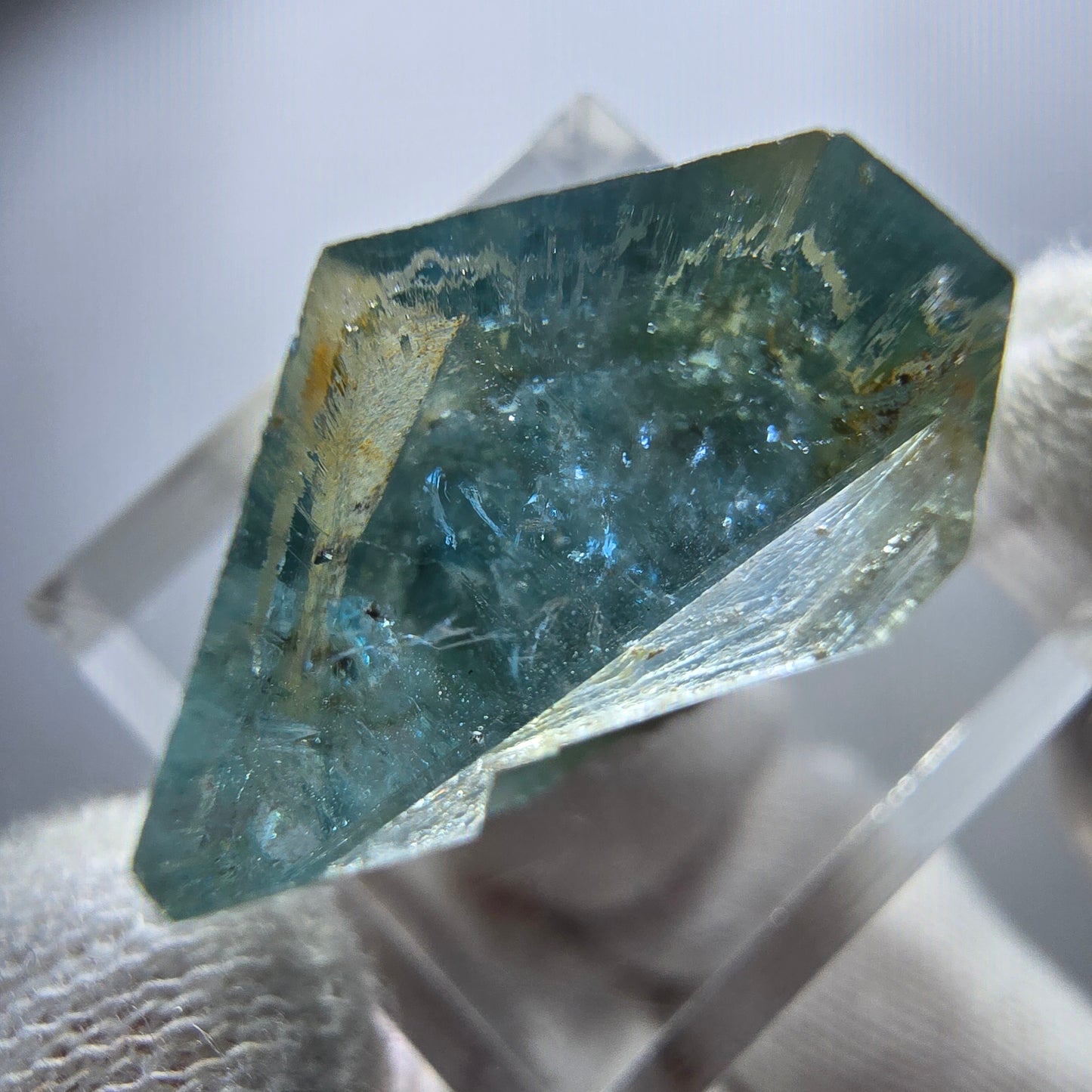 Klarer Aquamarin X Kristall, blau Erongo, Namibia 19*18*12mm