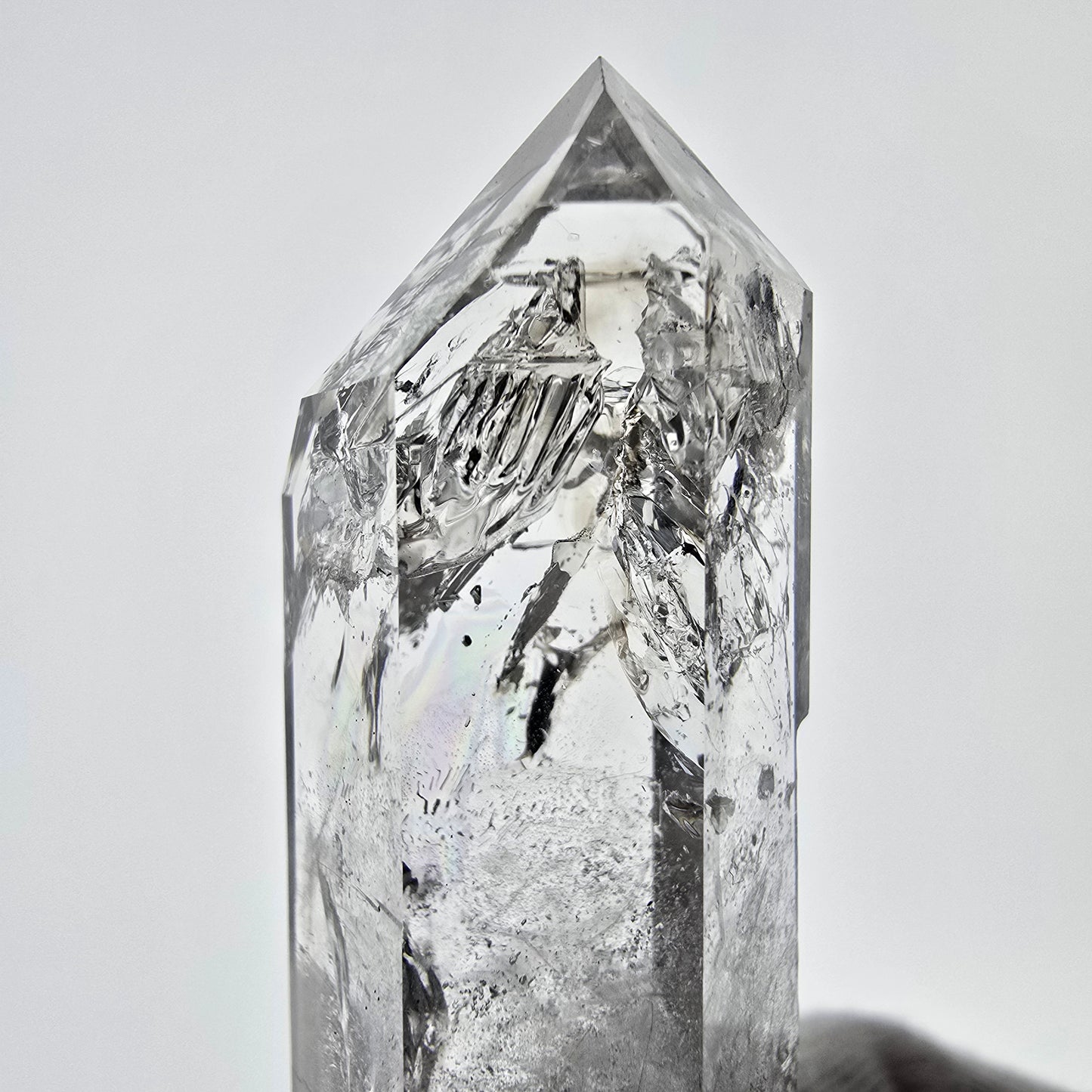 Skeleton Phantom Smoky Quartz Scepter Valentine Pocket, Namibia 70*24*18mm 