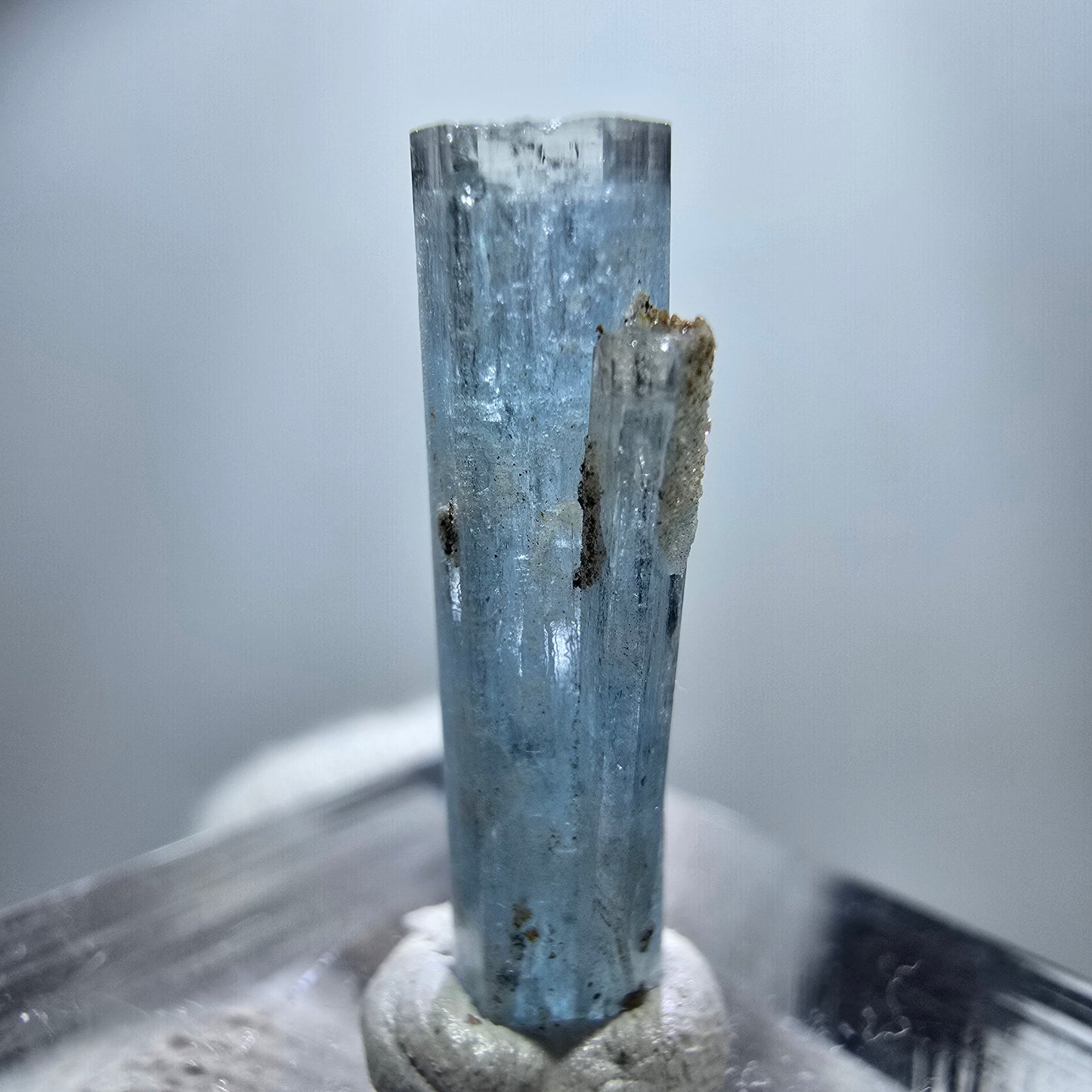 Klarer Aquamarin X Kristall, blau Erongo, Namibia 20*7*4mm