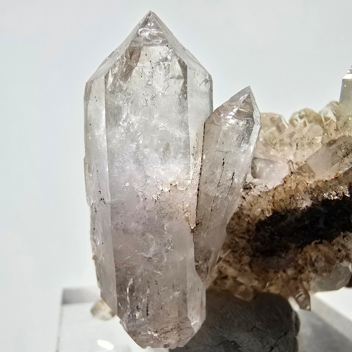 Skeleton Phantom Smoky Quartz DT Scepter Grade Valentine Pocket, Namibia 55*44*18mm 