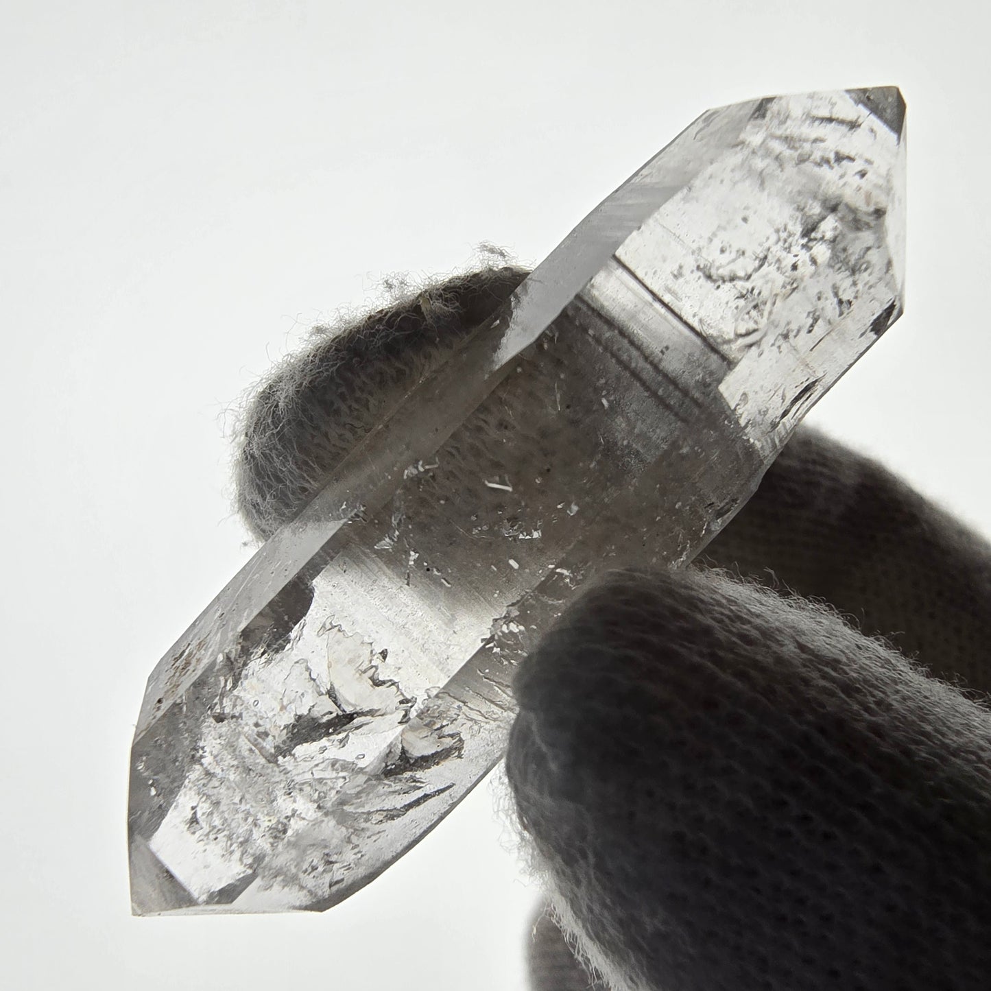 Skeleton Phantom Smoky Quartz DT Scepter Valentine Pocket, Namibia 52*14*11mm 