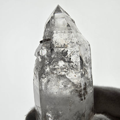 Enhydro Skeleton Smoky Quartz DT Scepter, 1x Bubble Valentine Pocket, Namibia 76*25*19mm 