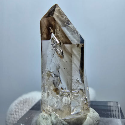 Clear Phantom Smoky Quartz Scepter Point Goboboseb, Namibia 28*14*12mm 