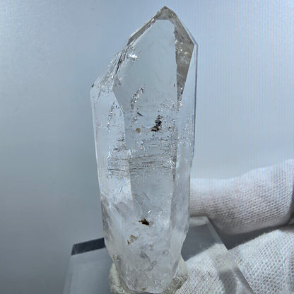 Enhydro Phantom Smoky Quartz Scepter, 2x Bubble Valentine Pocket Goboboseb Namibia 67*23*20mm 