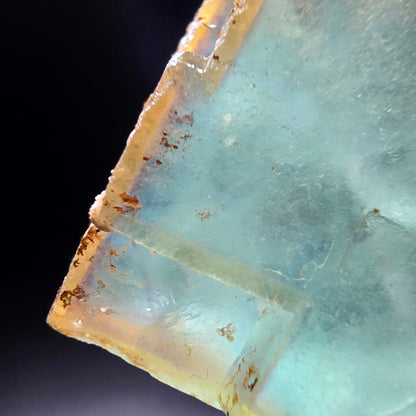 Cube de fluorite fantôme transparent, vert jaune, Erongo, namibie, Collection 28x26x18mm