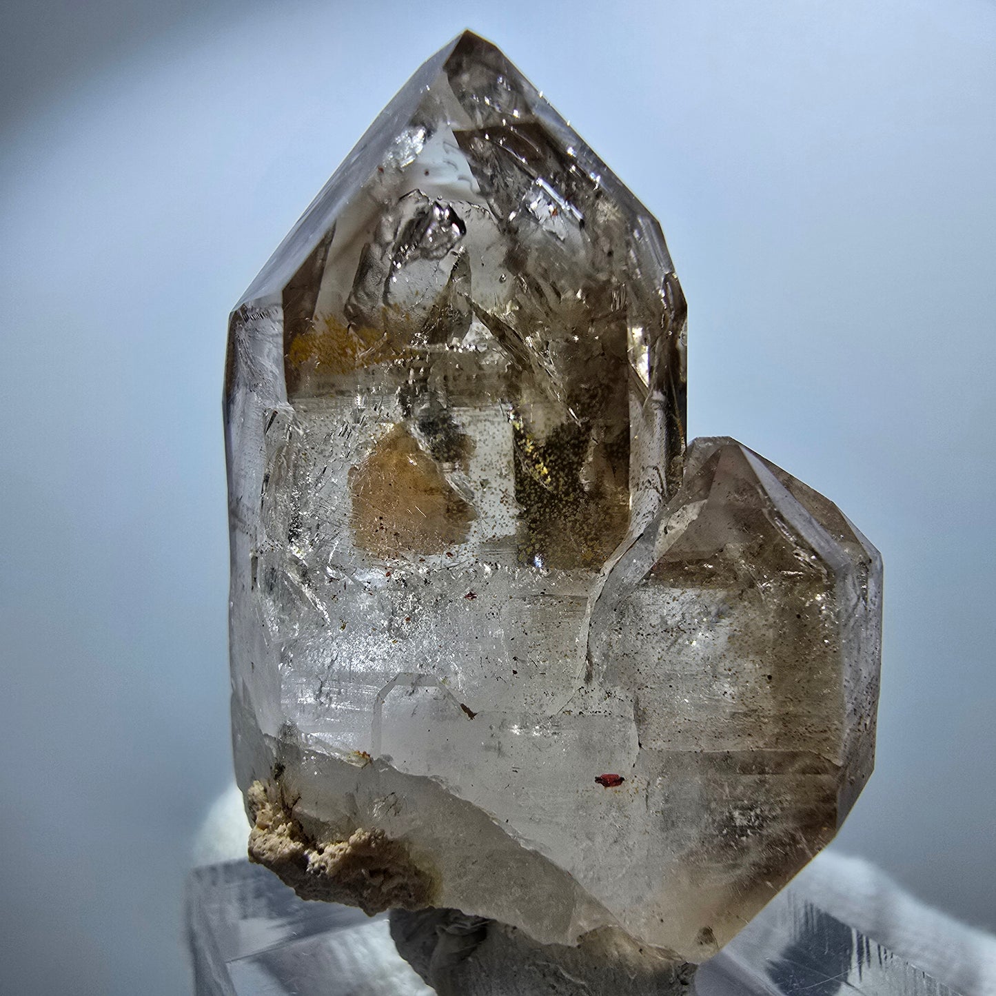Clear Phantom Smoky Quartz Scepter Cluster Goboboseb, Namibia 42*29*24mm 